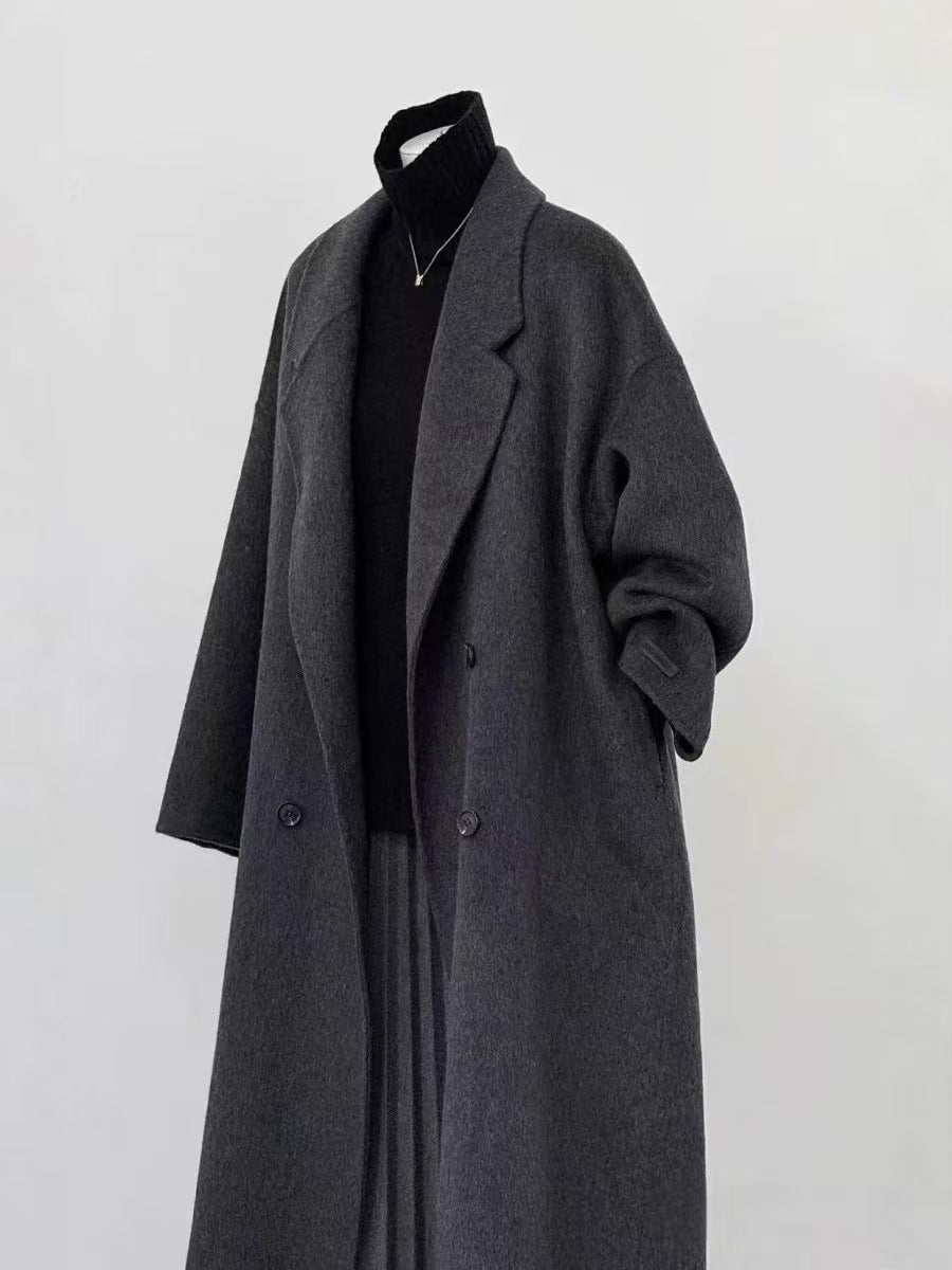Double-faced Wool Overcoat