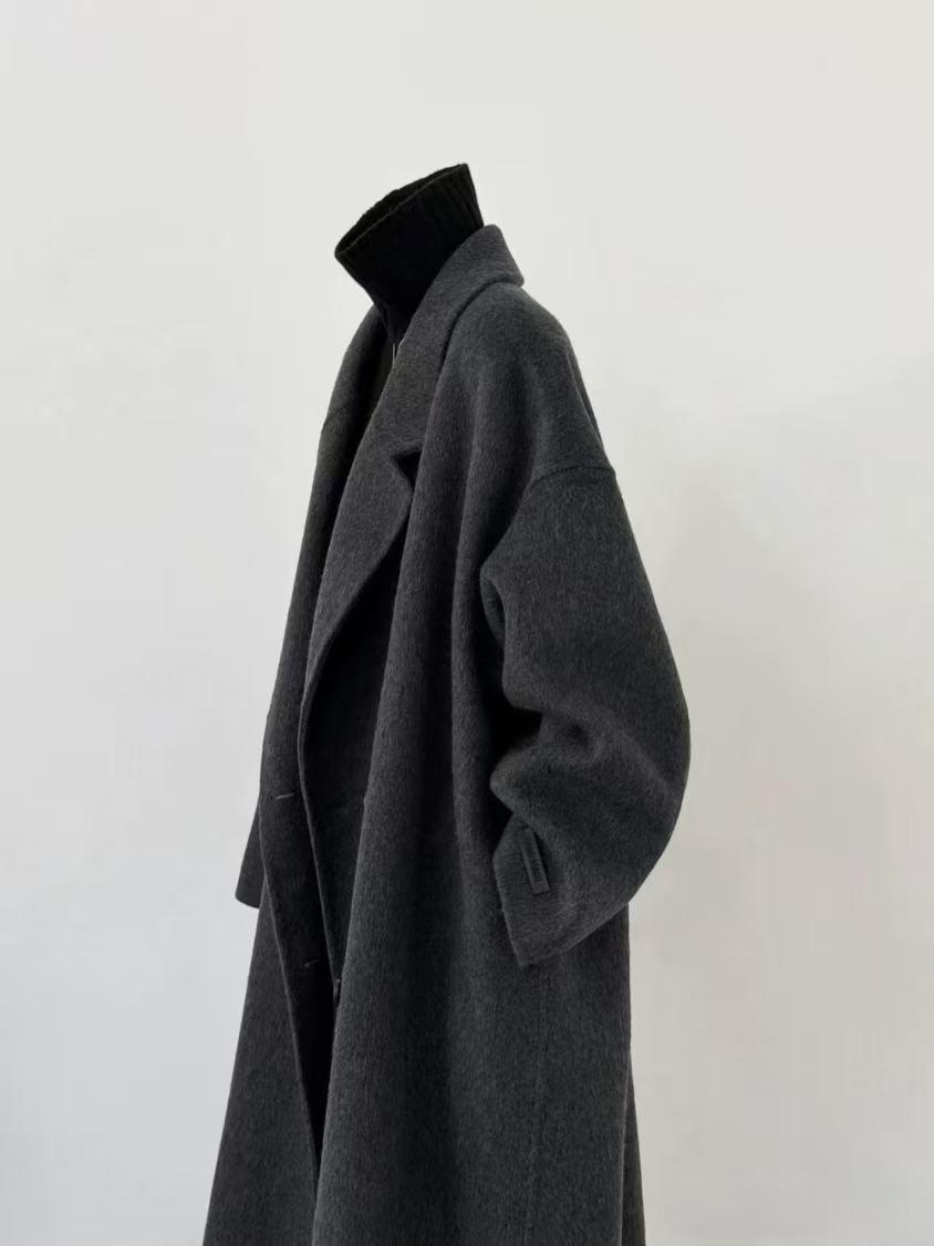 Double-faced Wool Overcoat