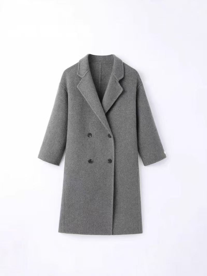 Double-faced Wool Overcoat